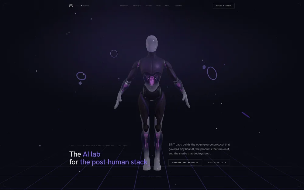 The SINT Labs website.
